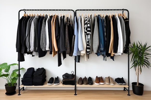 clothes hanging on a hanger in a store or in a dressing roomshoppingdiscounts