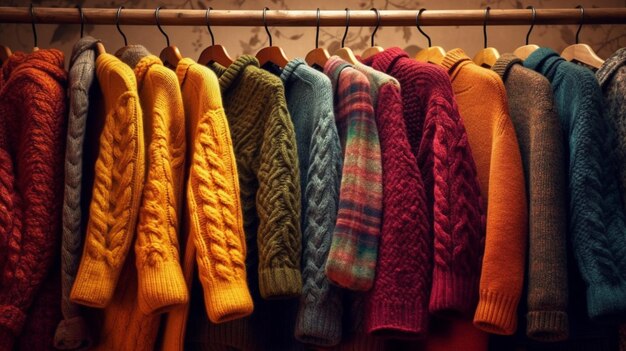 Clothes sweaters woolen autumn