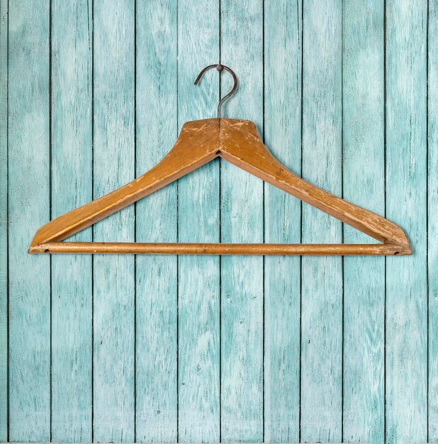 Photo clothing hanger old