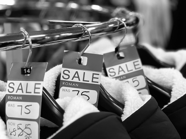 Clothing sale