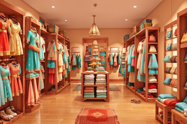 clothing shop interior