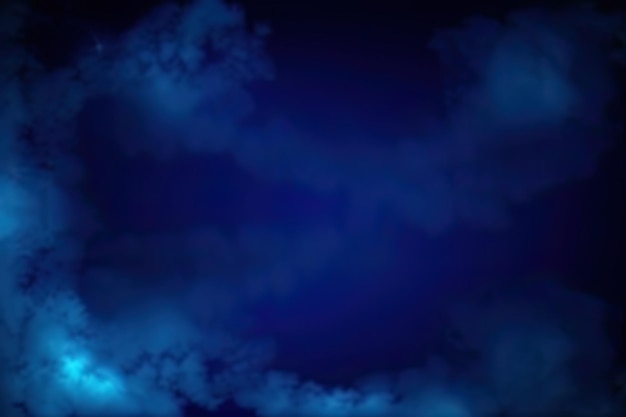 Cloud background in dark color