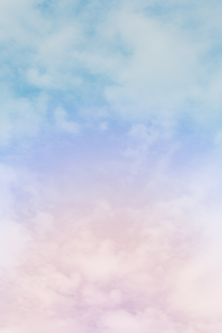Photo cloud background with a pastel colour