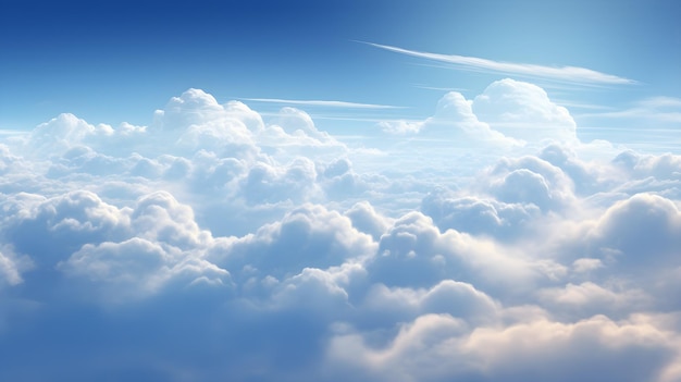 Cloud backgrounds with fluffy clouds and dreamy skies