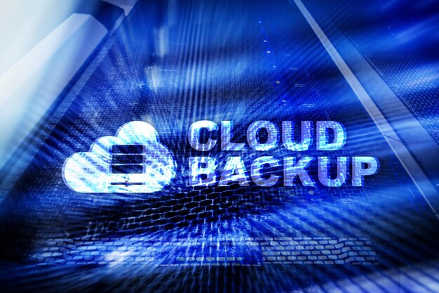 Cloud backup server data loss prevention cyber security
