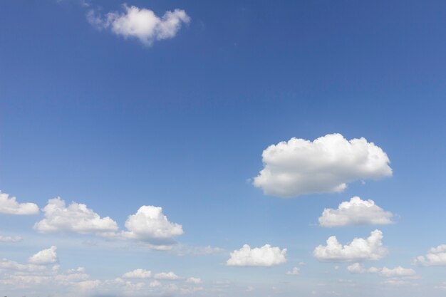 Foto estate nuvola e cielo blu