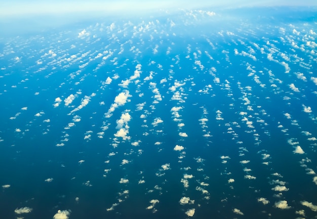 Cloud above the blue sky 