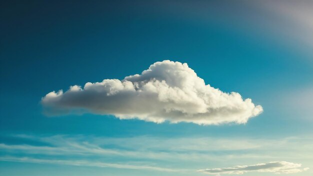 Cloud on blue sky