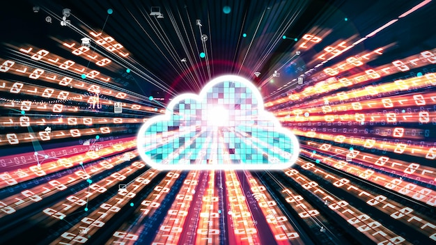 cloud computer and online data storage with tacit intelligent sharing software