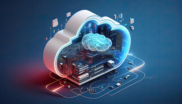 Cloud computing-concept