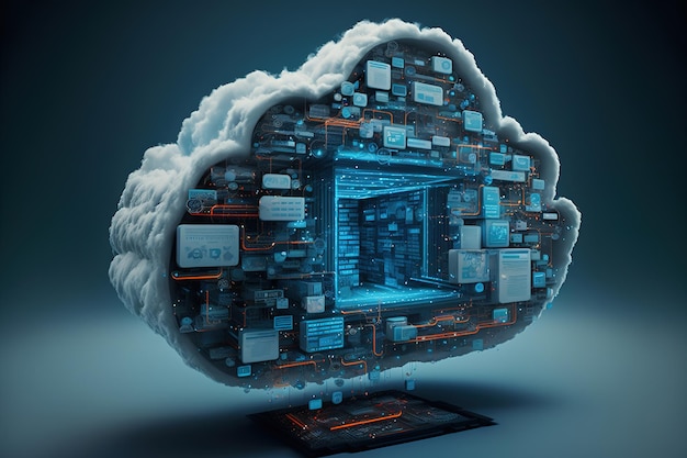Cloud computing-concept