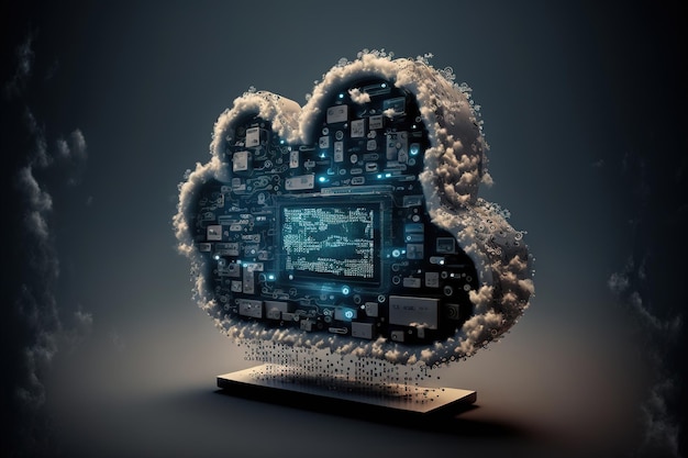 cloud computing concept