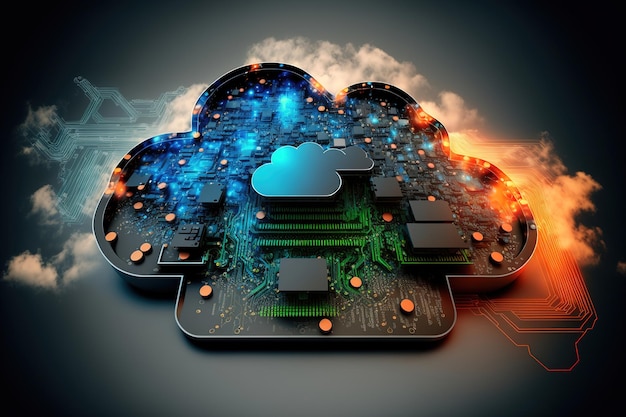 cloud computing concept