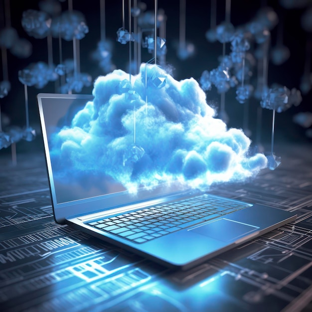 Foto concetto di cloud computing