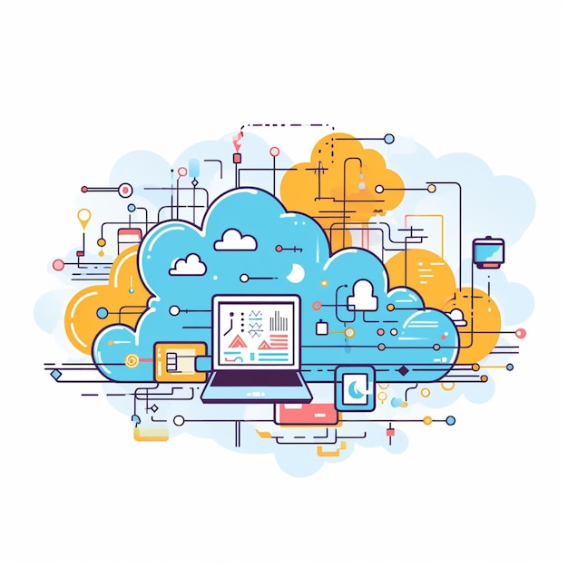 cloud computing concept