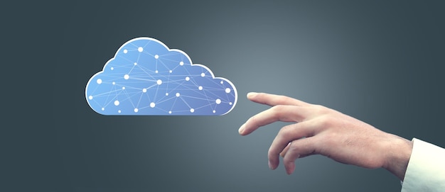 Cloud computing conceptcloud for transfer data
