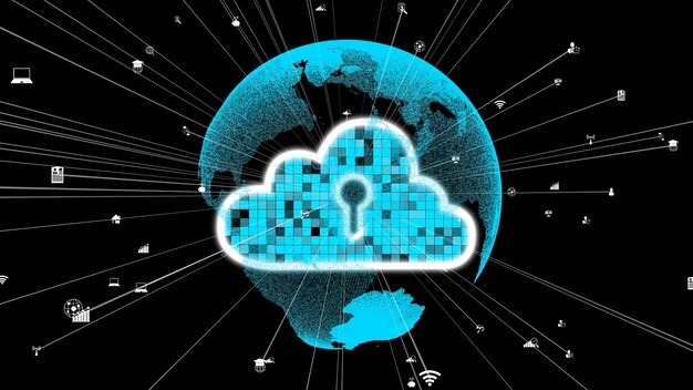 Tecnologia di cloud computing e archiviazione dati per innovazioni future