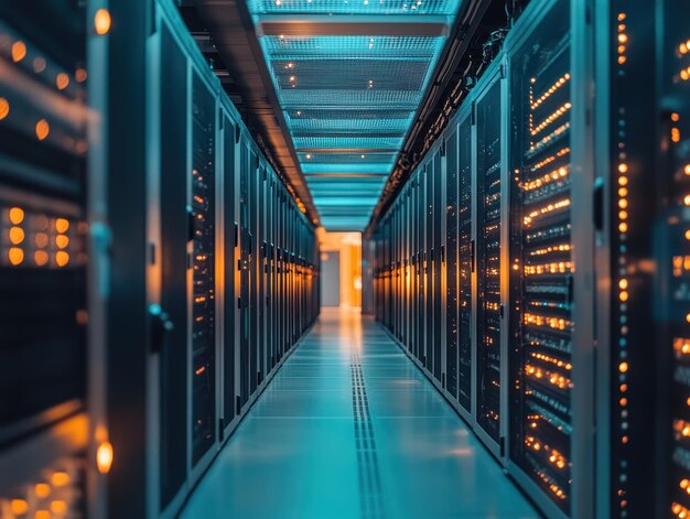 cloud computing infrastructure in a hightech data center