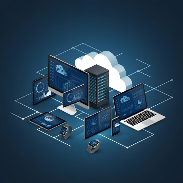 cloud computing infrastructure overview multidevice connectivity in cloud systems data analytics in cloud environments cloud storage and server architecture modern it and cloud networking