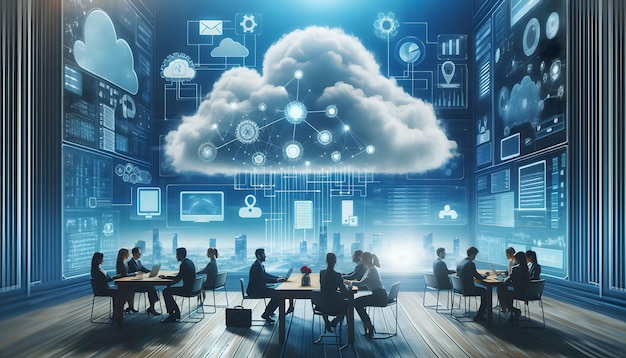 Cloud Computing Innovatie Een cloudarchitect die schaalbare cloudoplossingen ontwerpt voor Enterprise Appl