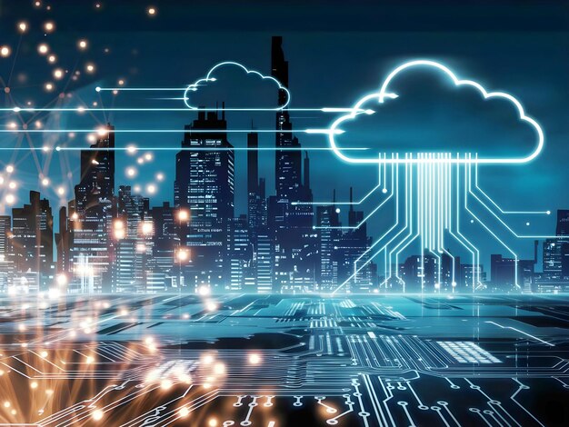Cloud computing realizing cloud storage through Internet connection in the quantum field