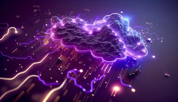 Cloud computing-technologieconcept