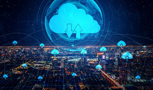 Технология облачных вычислений и онлайн-хранилище данных для концепции бизнес-сети.