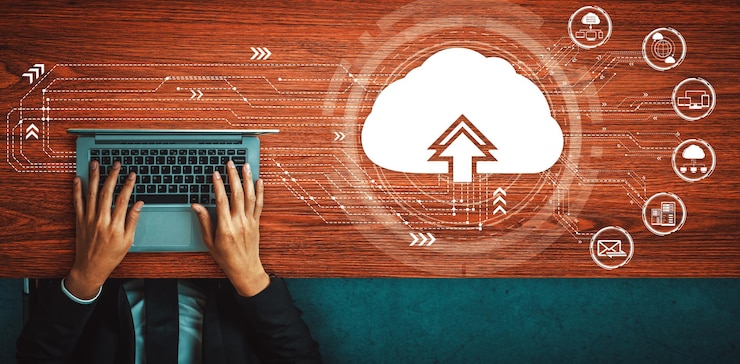 Photo cloud computing technology and online data storage for business network uds