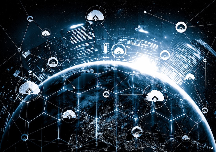Photo cloud computing technology and online data storage in innovative perception