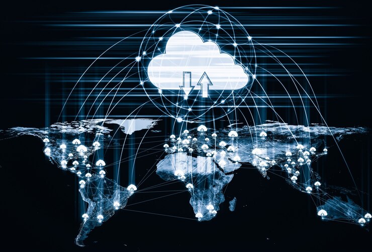 Photo cloud computing technology and online data storage in innovative perception