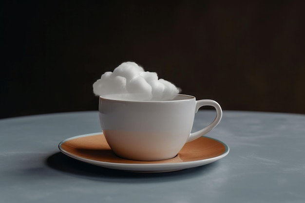 Cloud cup White idea mug Generate Ai