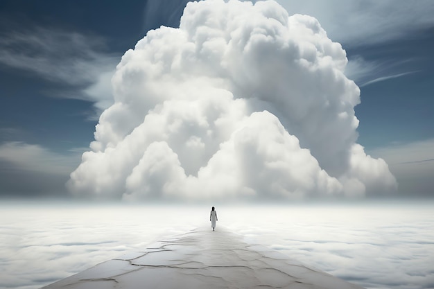Облачные дрейфы элегантность облачные перспективы облачная фотография