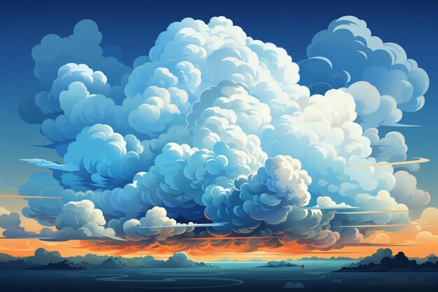 cloud flat background wallpaper