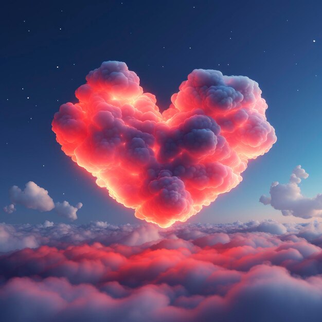 Cloud heart