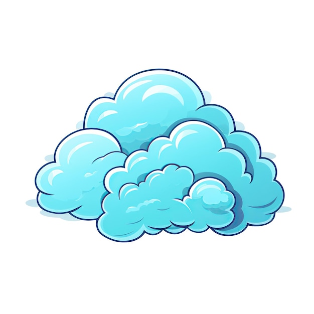 cloud in illustration style