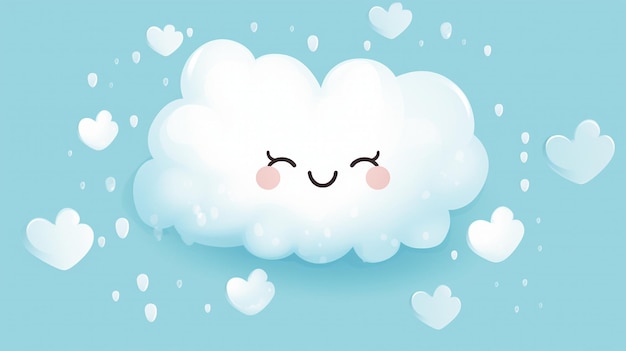 Photo cloud illustration