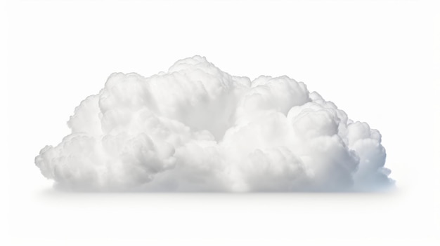 Photo cloud isolated on white background