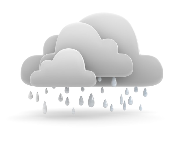 cloud and rain icon