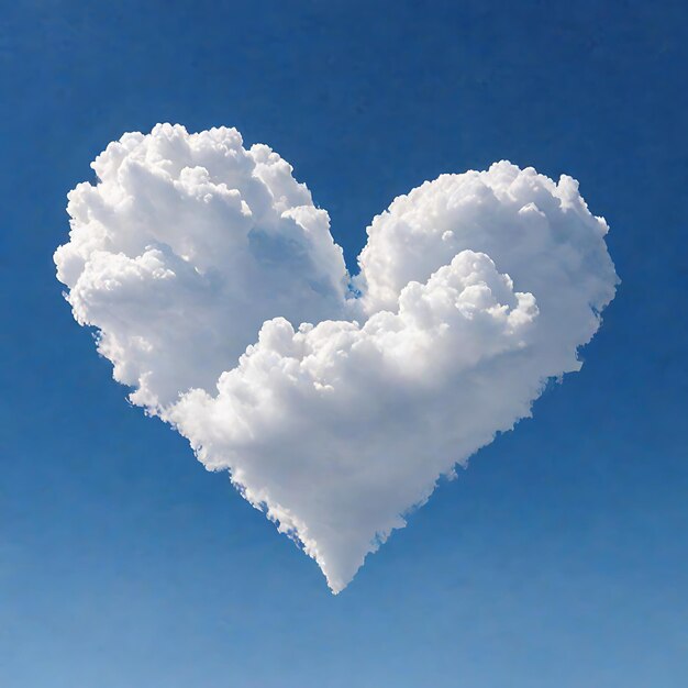 cloud in the shape of a heart