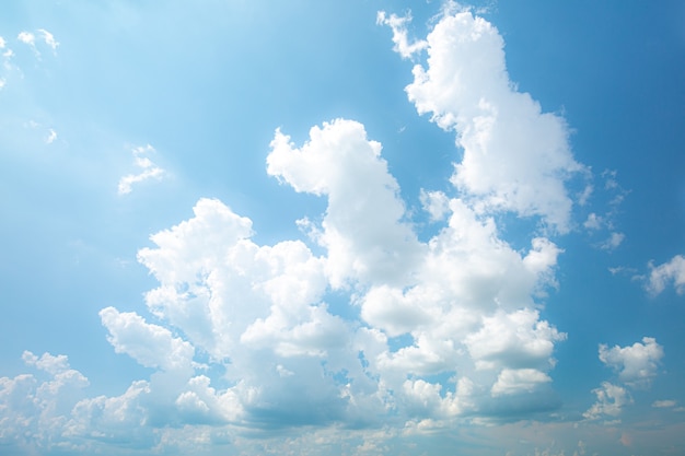 Cloud and sky textureWhite clouds on the blue sky Sky texture