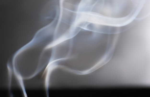 Photo cloud of smoke closeup