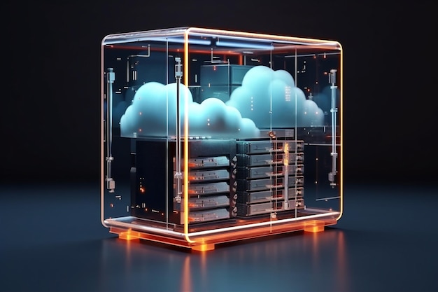 Foto cloud storage-technologie