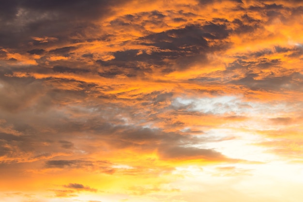 cloud at sunset