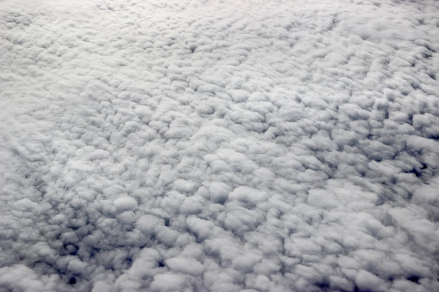 Clouds background View from above