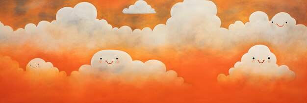 Clouds background wallpaper colorful sky design