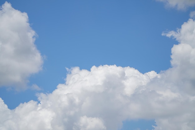 Clouds and blue sky after rain