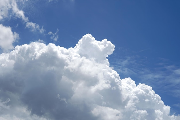 Clouds in the blue sky backgrounds