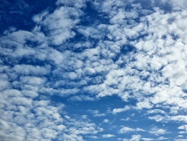 푸른 하늘 배경에 구름