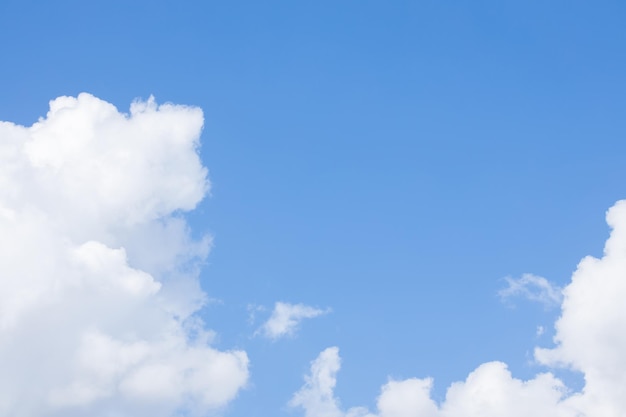 Clouds in the blue sky Summer blue sky cloud gradient light white background Beauty clear cloudy in