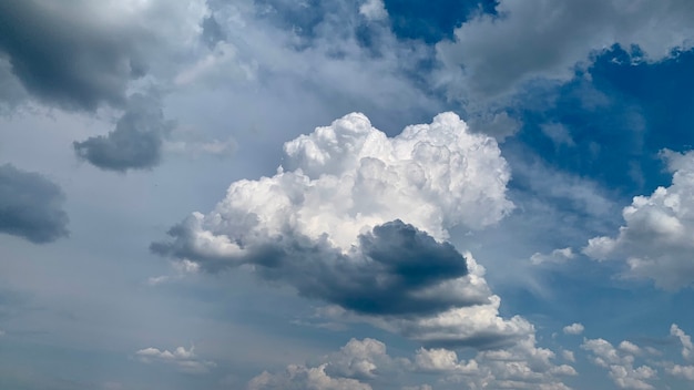 Clouds on blue sky